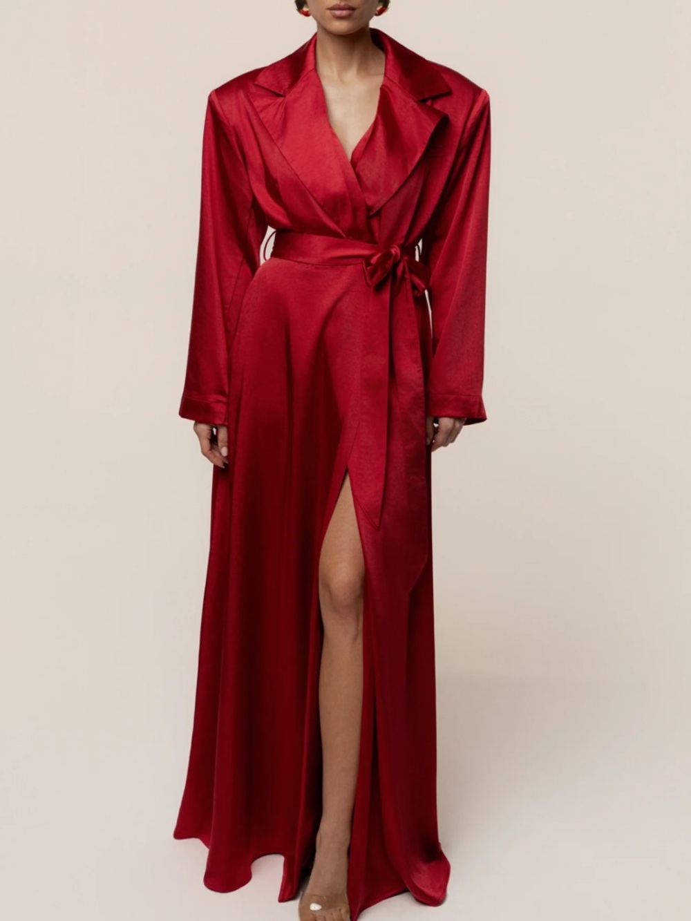 JLUXLABEL Satin Embrace Maxi Dress